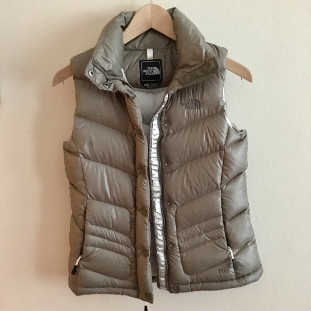 The North Face down-filled puffer vest size xs